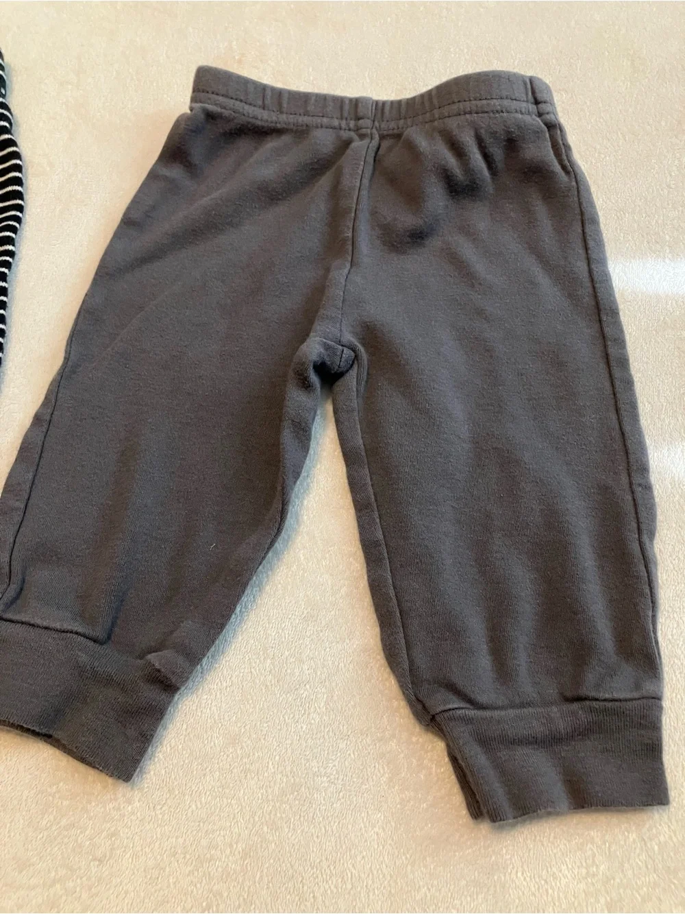 3-Pack Baby Jogger Pants - Black Stripe, Gray, Charcoal